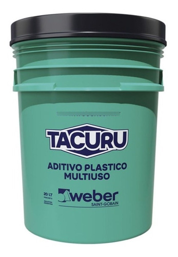 Imagen 1 de 4 de Tacuru Weber X10kg Aditivo Vinilico Ligante Revoques