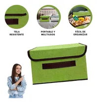 Comprar Pack4 Canasta De Organizacion De Ropa Familiar En Verde
