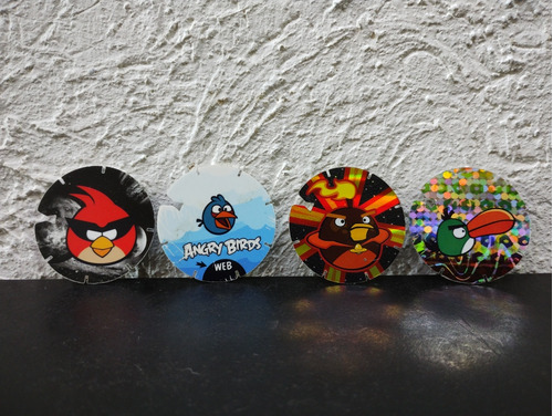 4-pack Tazos Angry Birds Space Y Clásico 2013 Sabritas