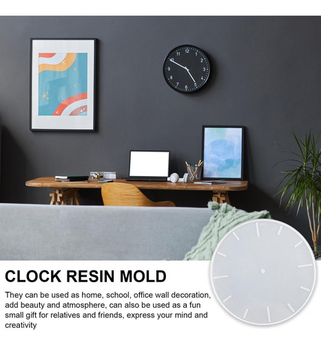 Molde De Silicona Para Reloj, Molde De Yeso Para Cera, Vela