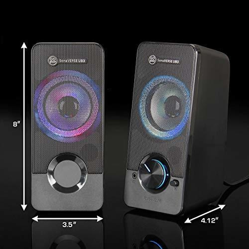 Ub3 Altavoz Led Para Ordenador Sobremesa Portatil Usb Xl