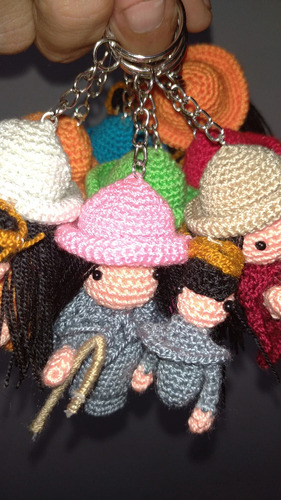 Llaveros Divina Pastora Tejidos A Mano Crochet Amigurumis 