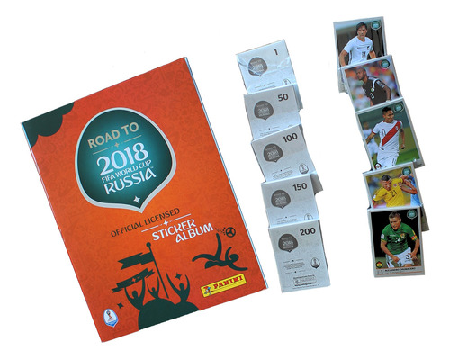 ¬¬ Álbum Fútbol Road To Russia 2018 Panini Completo Pegar Zp