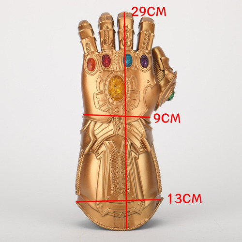 Crianças Infinito Manopla Led Acende Acima Thanos Luva Brinq