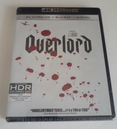 Overlord ( Operacion Overlord ) 4k Ultra Hd Blu-ray Original