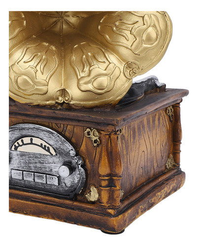 Modelo De Tocadiscos Fonógrafo, Gramófono Retro, Resina