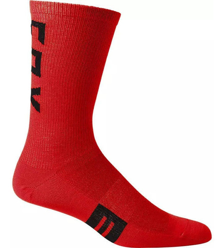 Calcetines Bicicleta Flexair 8  Merino Rojo Fox