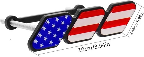 Emblema De Rejilla Tricolor Bandera Usa  Para Toyota 4runner