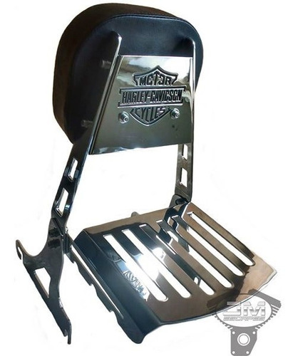 Sissy Bar Chrome Fixo Removível Destacável Fat Boy Apos 18