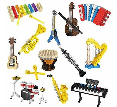 Fun Little Toys 12 Boxes Mini Instrumentos Musicales W9tnz