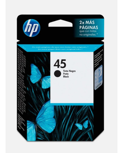 Cartucho Hp 45 Negro