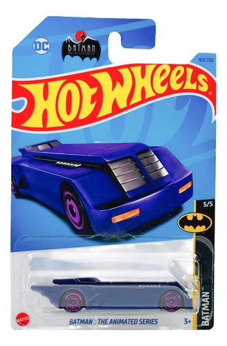 Hot Wheels Escala 1:64 #169 Batman Animated Series Batmobile