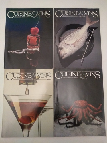 Revistas Cuisine & Vins 1986 N° 15/16/18/19
