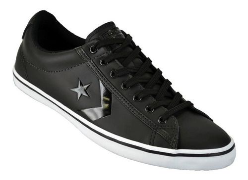 Zapatilla Hombre Converse Star Player Lp Cuero Negro