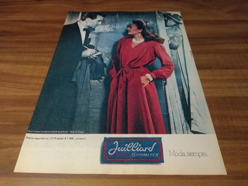 (pg359) Gary Cooper * Publicidad Juilliard