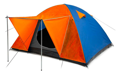 Carpa Iglú Con Visera 4 Personas Reforzada Ideal Camping