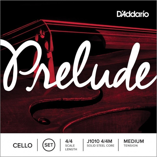 Set Cuerda Prelude Para Cello Violonchelo 4/4 Daddario J1010