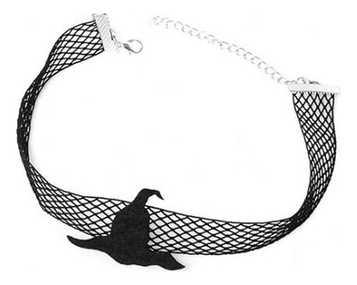 Collar De Araña De Halloween Gargantilla De Encaje De Red Ne