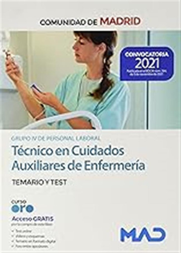 Técnico En Cuidados Auxiliares De Enfermería (grupo Iv De Pe