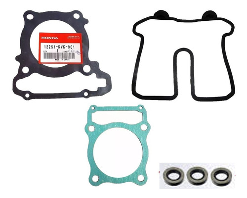 Kit Junta Cabeçote Cilindro Tampa Cb300 Xre300 Original Hond