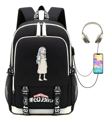 Nejire Hado My Hero Academia Backpack:21l,kawaiicartoon Multiple Options Available Multifunctional, With Usblightweight, Large Capacity,fan Favorite