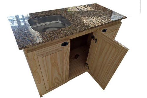 Imagen 2 de 8 de Bajo Mesada En Madera Macisa (solo Mueble)
