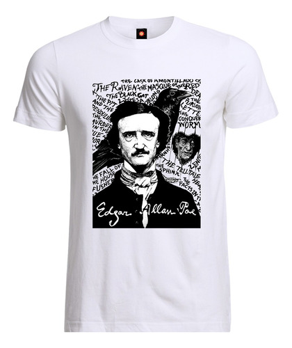 Remera Estampada Varios Diseños Edgard Allan Poe Cuento
