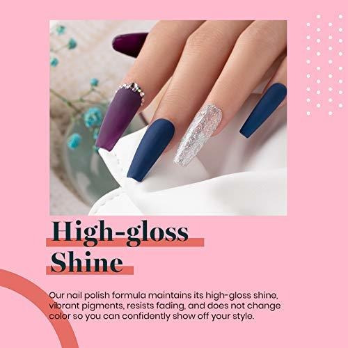 Gel Para Uñas Kit Con 6 Esmaltes De Color Neon Brillante