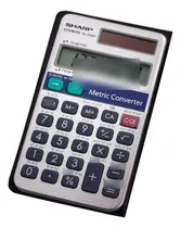 Comprar Sharp Calculadora El344rb Conversión Métrica Lcd 10 Dígitos