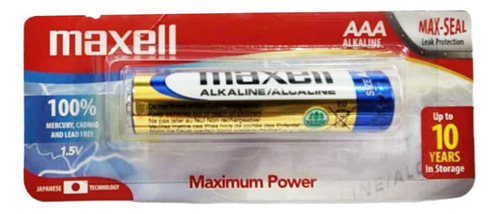 Bateria Alkalina Aaa Marca Maxell Blister (5unidades)