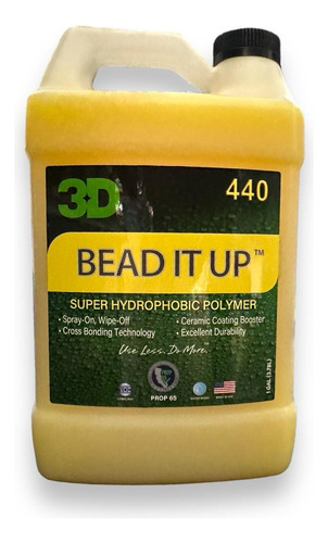 3d Bead It Up Ceramico Atomizable Repelente Wax Galón 3.7l