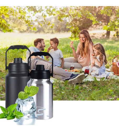 Termo Térmico De 2 L Conserva Líquidos 12h Caliente 24h Frio
