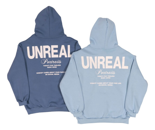 Buzo Unreal Friza Unisex Oversize Premium Moda