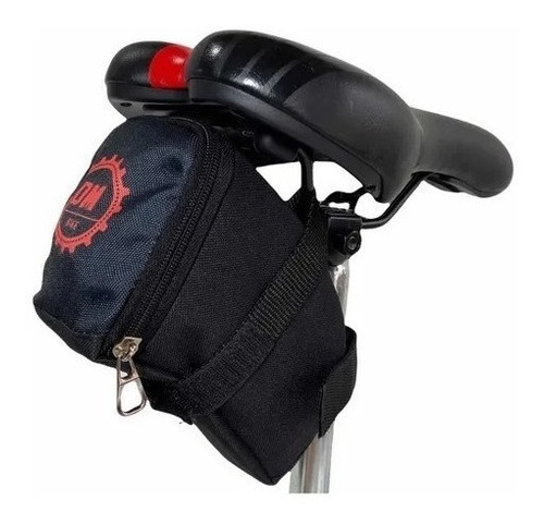 Bolso Bajo Asiento Dm Bike Classic Negro Bicicleta Mtb Ruta