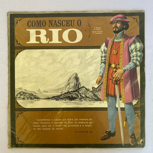 Disco De Vinil Lp - Amaral Netto - Como Nasceu O Rio - Homen