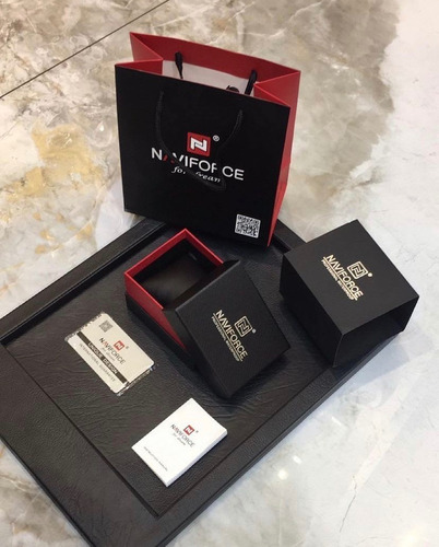 Reloj Naviforce Para Hombre Lujosos Dual Analógico Y Digital