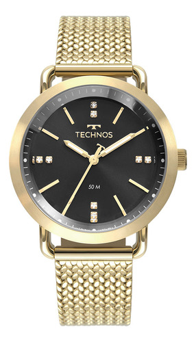 Relógio Feminino Technos Style Dourado Envio 24 Hs