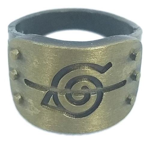 Collar Anillo Konoha Aldea Escondida Hoj De Colección Naruto