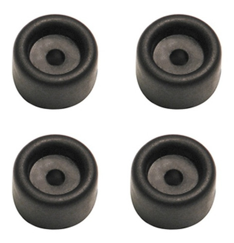 Set X4 Patas De Goma Regaton Para Bafle Anvil Rack 17x10mm