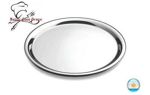 Bandeja Mozo Acero Inox 44cm Bar Resto Servir Bandejero Mozo