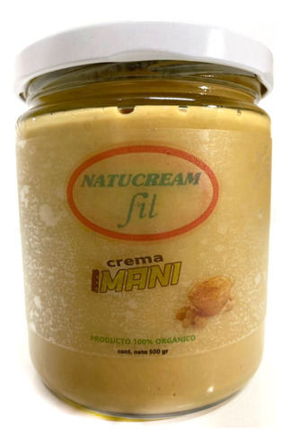 Mantequilla De Maní Natucreamfit, 500 Gr