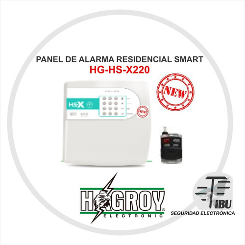 Panel De Alarma Residencial Smart Hs-x
