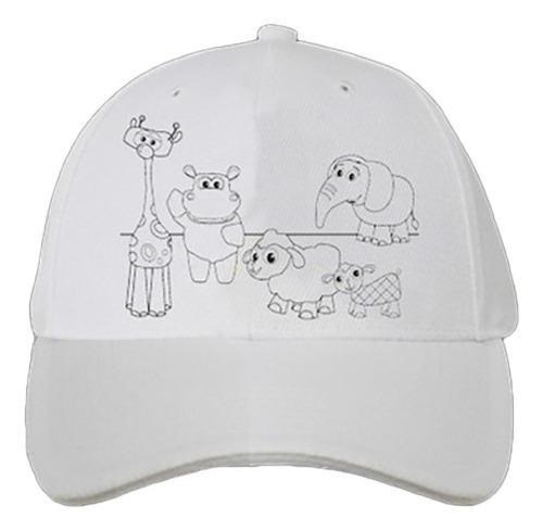 Gorras Para Pintar Con Fibras -24 Un.- Baby Tv