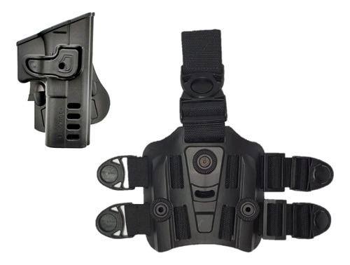 Coldre Perna P/ Pistola Glock Gen5 G17 19 22 23 E G22 Pmsp
