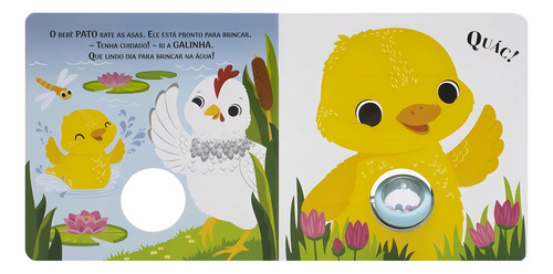 Little Me Chacoalhe-me! O Patinho e Seus Amigos, de Igloo Books Ltd. Editorial Happy Books, capa dura em português, 2021