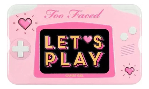 Too Faced LETS PLAY: gamer girl, sombra de olhos, cor para não jogar