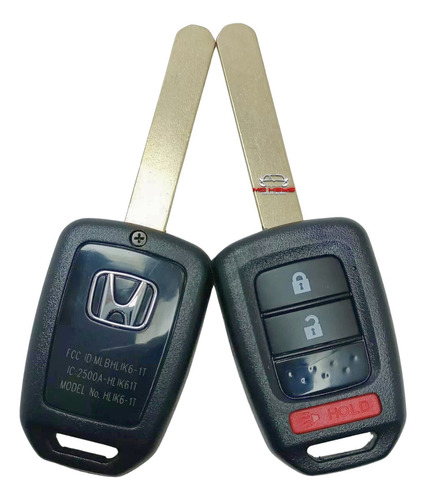 Carcasa Llave Honda Fit Crv Hrv 2014 2015 2015 2017 2018 19