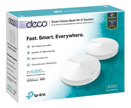 Deco M9 Plus 2 Pack Sistema Mesh Para Todo El Hogar Ac2200