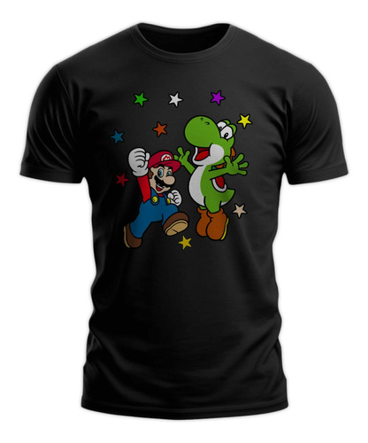 Polera Gustore De Mario Y Yoshi