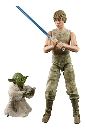 Imagen 2 de 10 de Luke Skywalker & Yoda (jedi Training) Two-pack Black Series